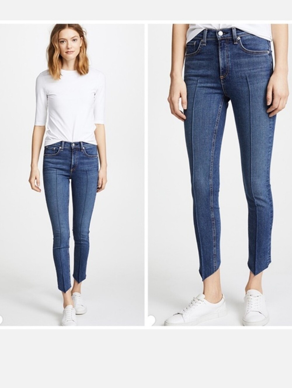 Rag & Bone Cate mid-rise Ankle Skinny SZ 27  in Dahlia